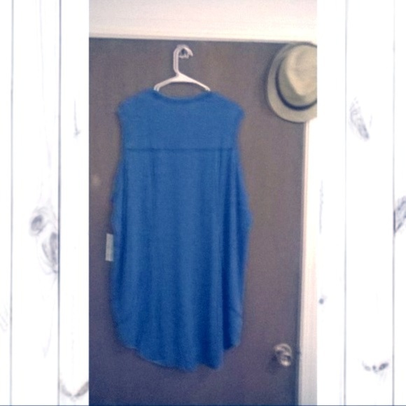 Melissa McCarthy TUNIC LENGTH Tank HEATHERED 3X 4X - Picture 3 of 3